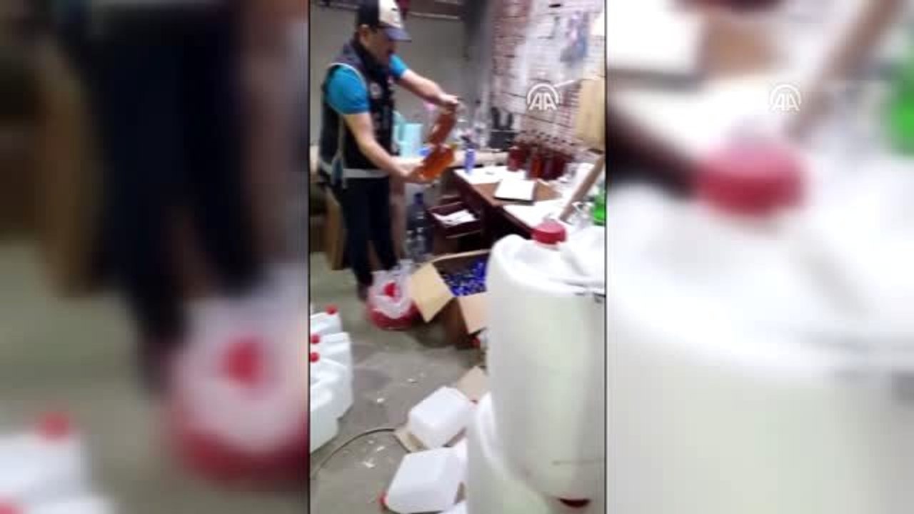 Sahte içki operasyonu