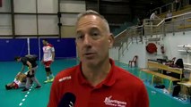 Christophe Charroux après la victoire de Martigues Volley face à Illac