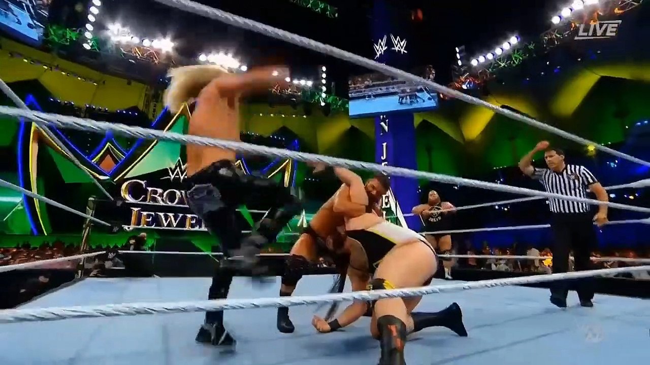 |WWE Crown Jewel 2019 - The biggest tag team turmoil match | Highlights