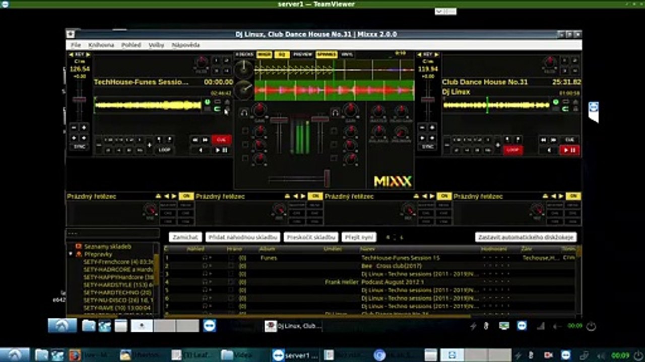 Live stream-Dj Linux