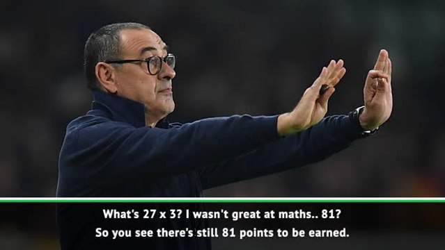 Title race is not Juve against Inter - Sarri