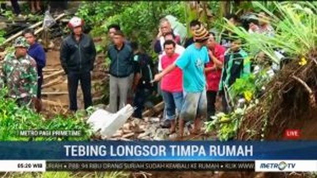 Antisipasi Longsor Susulan, PSDA dan BPBD Banjarnegara Bangun Tanggul Darurat