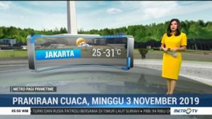 Prakiraan Cuaca 3 November 2019
