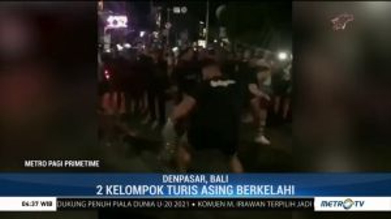 2 Kelompok Turis Asing Terlibat Perkelahian di Denpasar