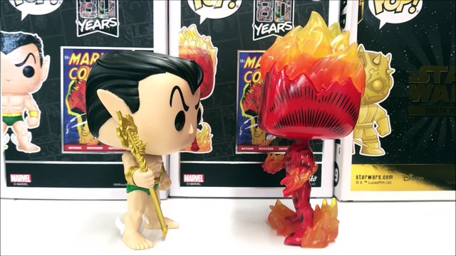 Marvel Comics 1st Appearance Human Torch VS Namor Funko Pop 80th Anniversary Vinyl Figures