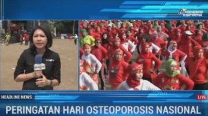 Senam Bersama Tutup Rangkaian Peringatan Hari Osteoporosis Nasional