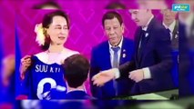 Duterte receives jersey jacket during ASEAN-FIFA memorandum signing