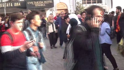 Taksim'de kadın dilenciler suçüstü yakalandı