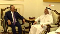 Bakan Çavuşoğlu, Katar Dışişleri Bakanı Al Sani ile görüştü