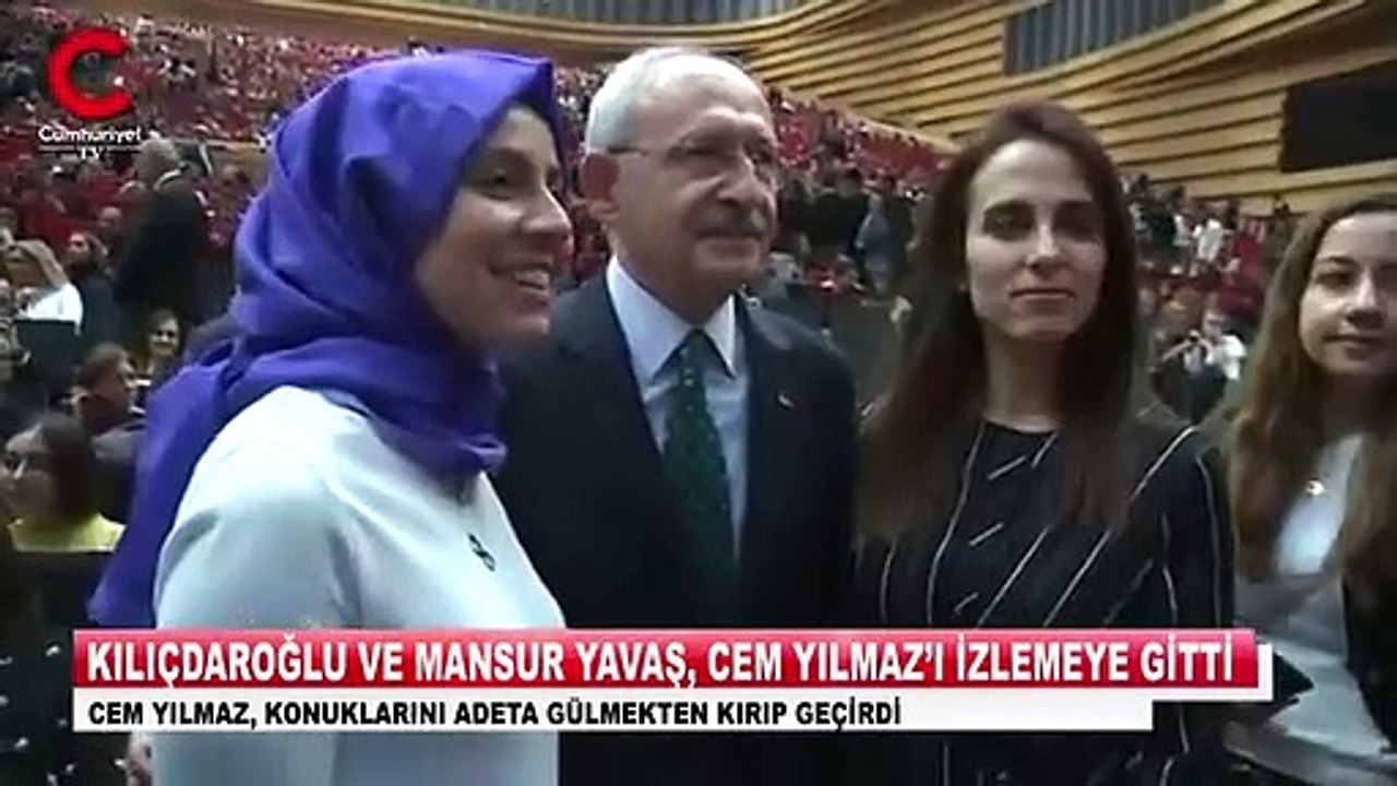 Cem Yılmaz, Mansur Yavaş ve Kılıçdaroğlu buluşmasında kahkaha tufanı