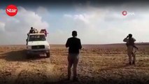 Tel Tamr’da SMO askerlerinin YPG’li teröristlerle çatışma anı görüntülendi