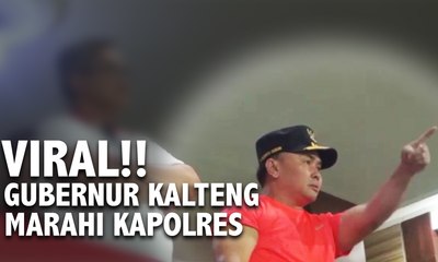 Viral! Gubernur Kalteng Marahi Kapolres
