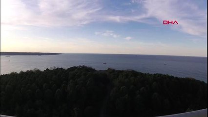 İstanbul boğazı'ndaki kurulmaya başlanan yeni sistemi dha görüntüledi