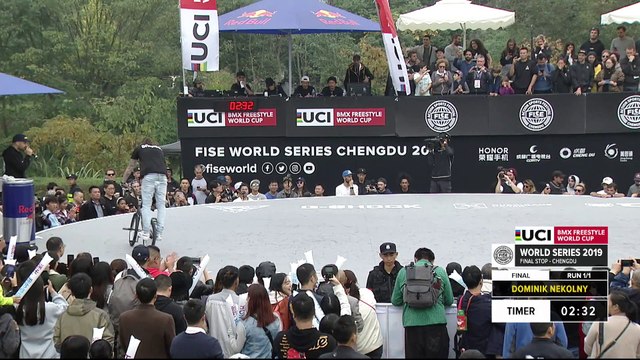 Dominik Nekolny | 3rd position – UCI BMX Flatland World Cup Final | FISE Chengdu 2019