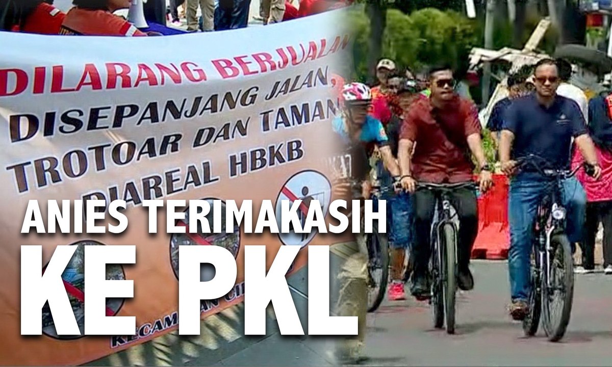 Anies Terimakasih ke PKL