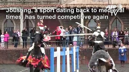 England and Australia clash in jousting 'Ashes'