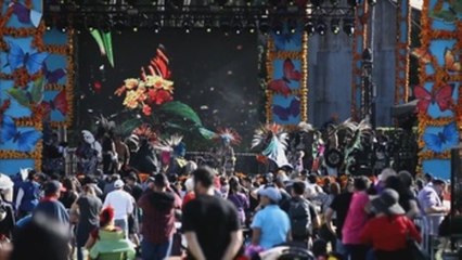 México, capital Hollywood: migrantes lideran Día de Muertos en Los Ángeles