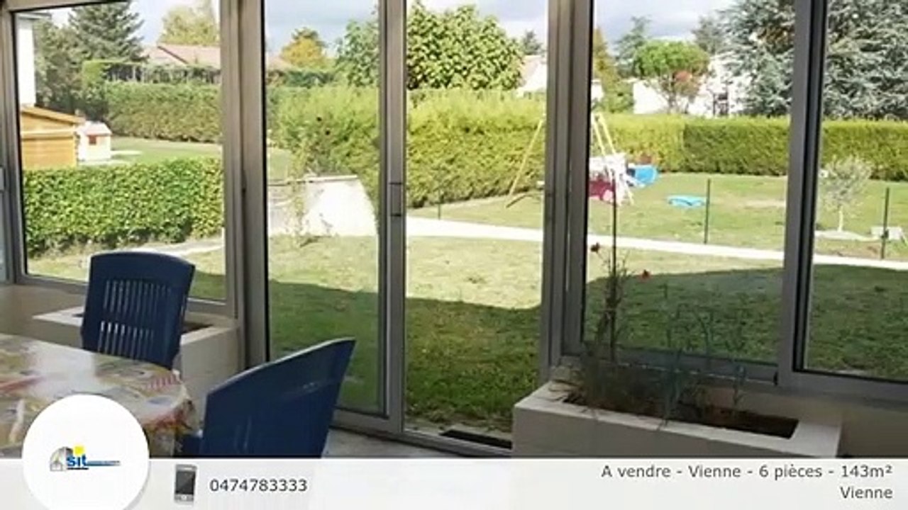 A vendre - Vienne - 6 pièces - 143m²