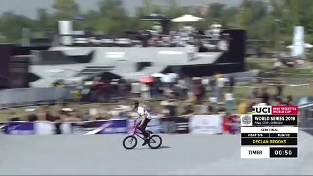 Declan Brooks | 2nd place – UCI BMX Freestyle Park World Cup Semi Final | FISE Chengdu 2019