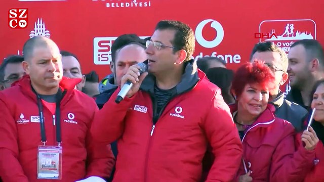 İstanbul Ekrem İmamoğlu ile birlikte koştu