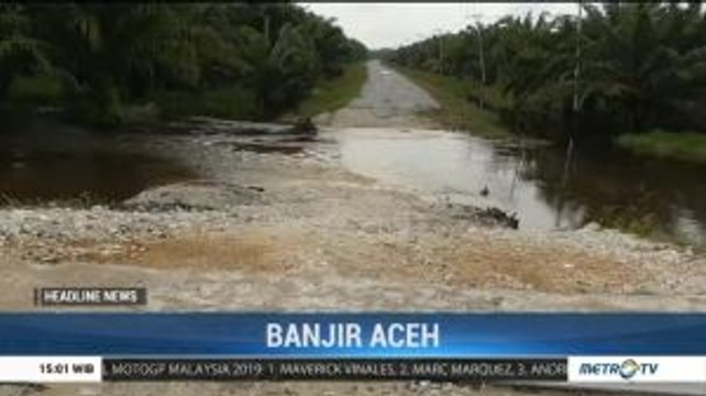 Jalur Evakuasi di Aceh Singkil Terputus Akibat Banjir