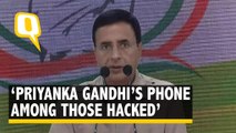 Congress Claims Priyanka Gandhi’s Phone Hacked Through WhatsApp Spyware