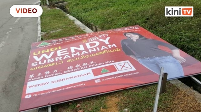Gerakan to lodge police report over fallen billboard, suspects sabotage