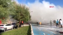 Bebek sahilde tekne yangını