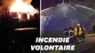 À Chanteloup-les-Vignes, les images d'un chapiteau incendié lors d'une nuit de violences