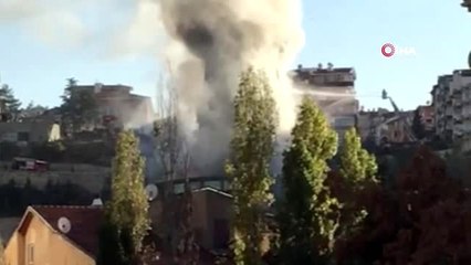 Ankara'nın Mamak ilçesinde bulunan Ali Kuşcu Gökbilim Merkezi'nde yangın çıktı.