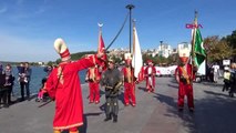 Çanakkale organ bağışı farkındalığı için mehterli yürüyüş