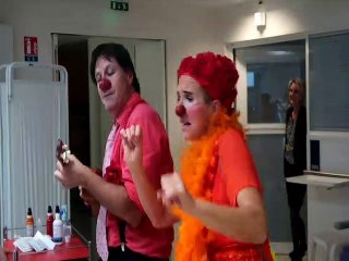 Quand les clowns mettent l'ambiance à l'hôpital à Annemasse