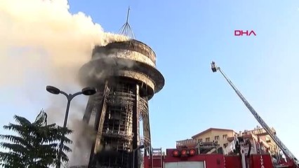 Ankara'nın mamak ilçesindeki ali kuşçu gökbilim merkezi'nin çatısında yangın-6