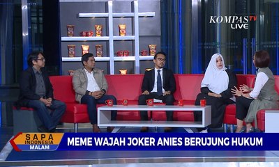 [DIALOG] Meme Wajah Joker Anies Berujung Hukum