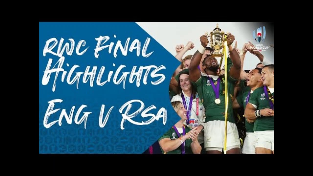 Rugby World Cup Final Highlights England v South Africa video