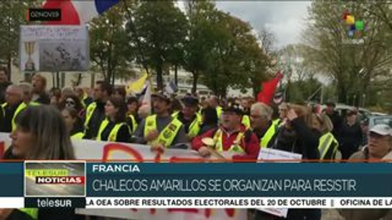 Francia: Chalecos Amarillos se organizan para resistir