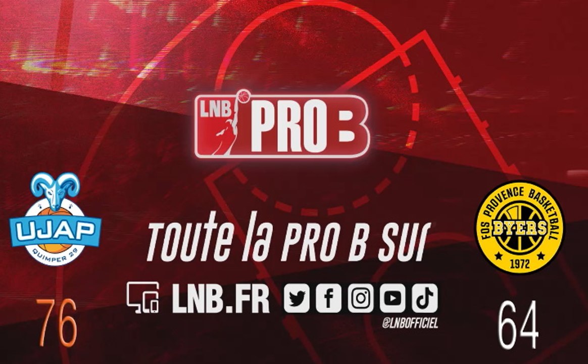 PRO B : Quimper vs Fos-sur-Mer (J4)