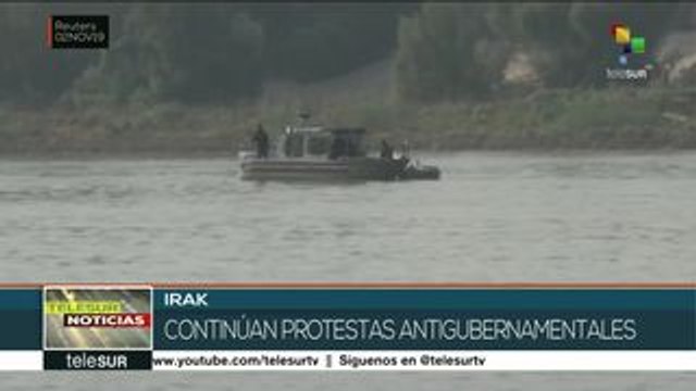 Manifestantes iraquíes exigen el cese de la corrupción en el país