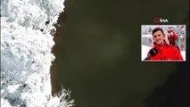 Limni Gölü Kar Manzarasıyla Hayran Bıraktı