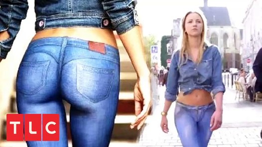 prank jeans Painted on