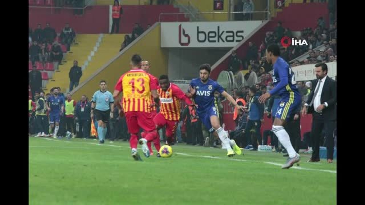 Kayserispor - Fenerbahçe maçından kareler -2-