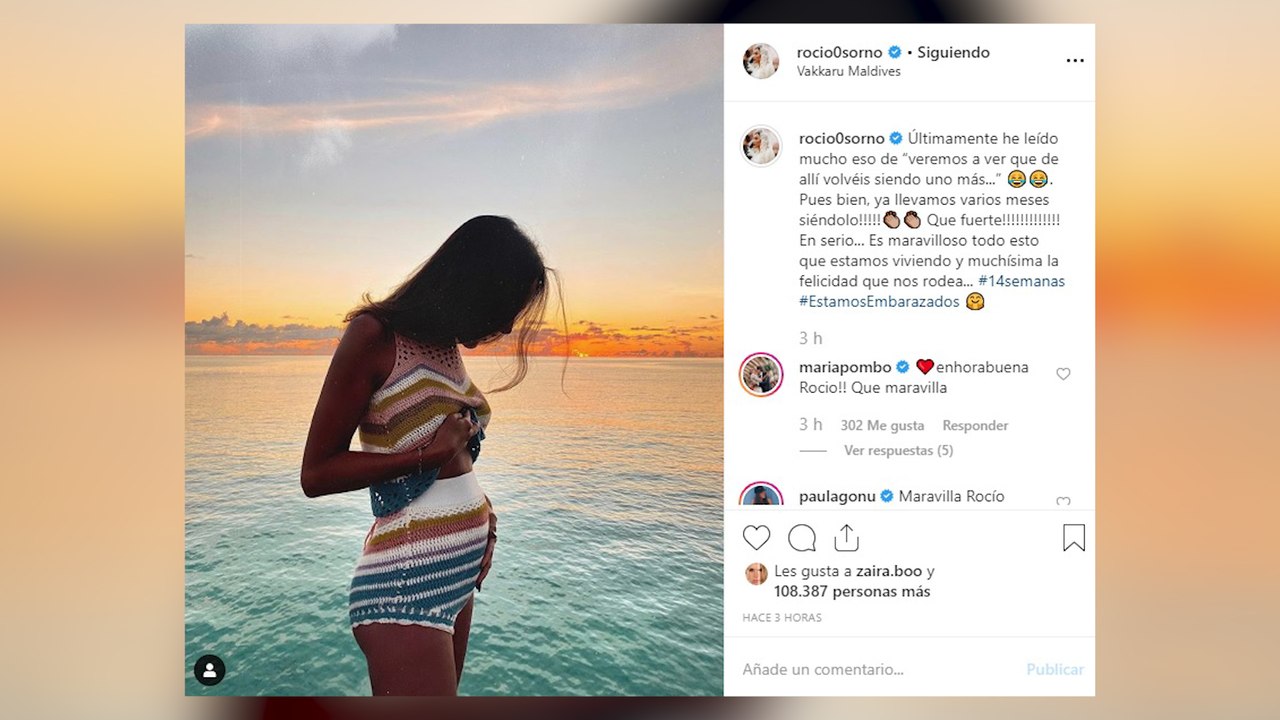 La influencer Rocío Osorno espera a su segundo hijo