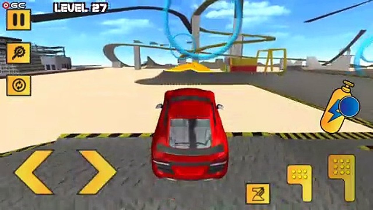 Extreme Stunts Tracks Stunt Car Driving Games 19 "Checkpoints" Android Gameplay Video #3