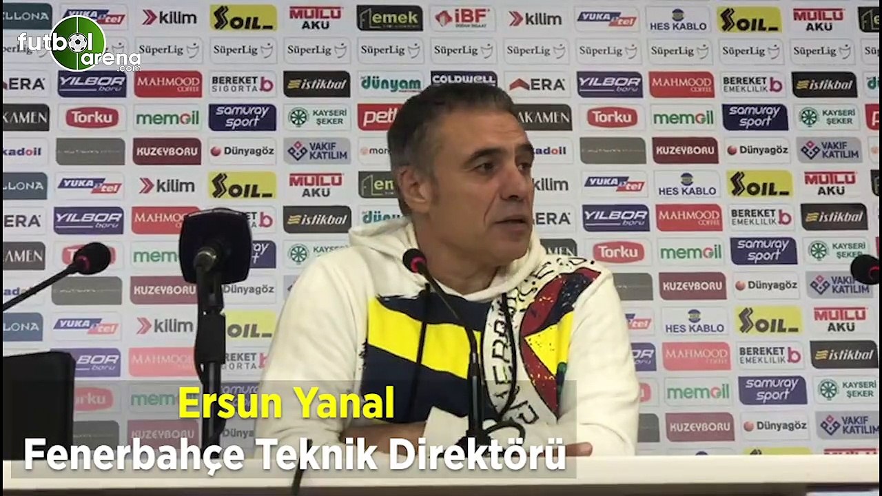 Ersun Yanal: "Fenerbahçe'nin kurguyla şampiyon olacağını söyleyenlere selam olsun"