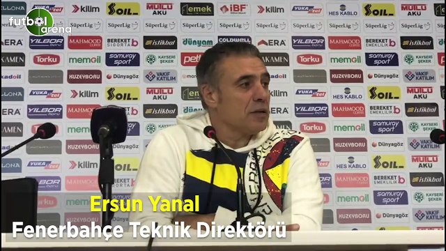 Ersun Yanal: Fenerbahçe'nin kurguyla şampiyon olacağını söyleyenlere selam olsun