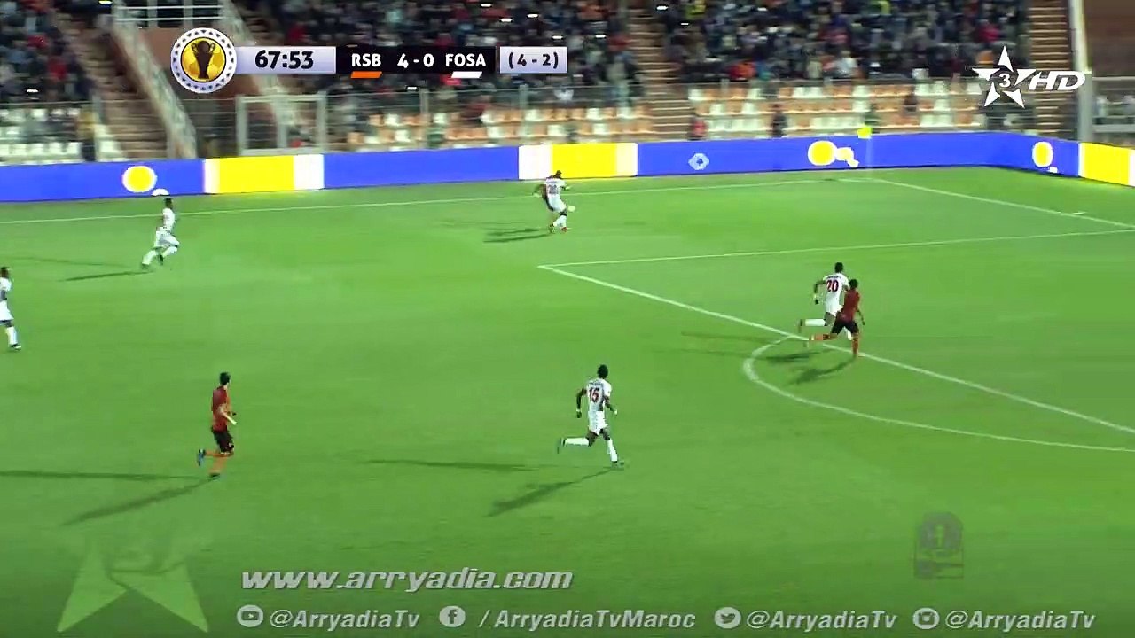 نهضة بركان 5-0 فوسا جينيور هدف حمدي لعشير في ال...