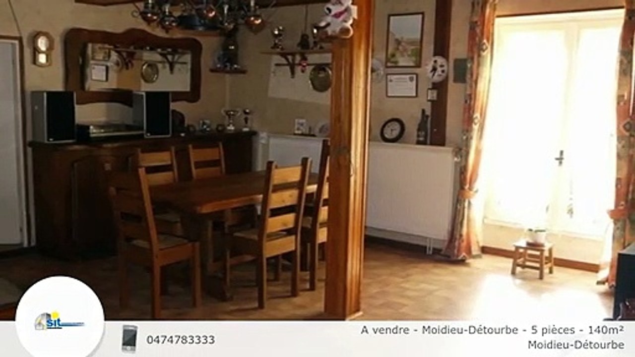 A vendre - Moidieu-Détourbe - 5 pièces - 140m²