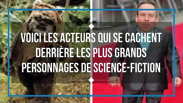 Voici les acteurs qui se cachent derrière les plus grands personnages de science-fiction