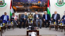 أجواء إيجابية تسود اجتماع رئيس لجنة الانتخابات الفلسطينية مع حماس والفصائل