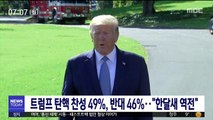 트럼프 탄핵 찬성 49%, 반대 46%…